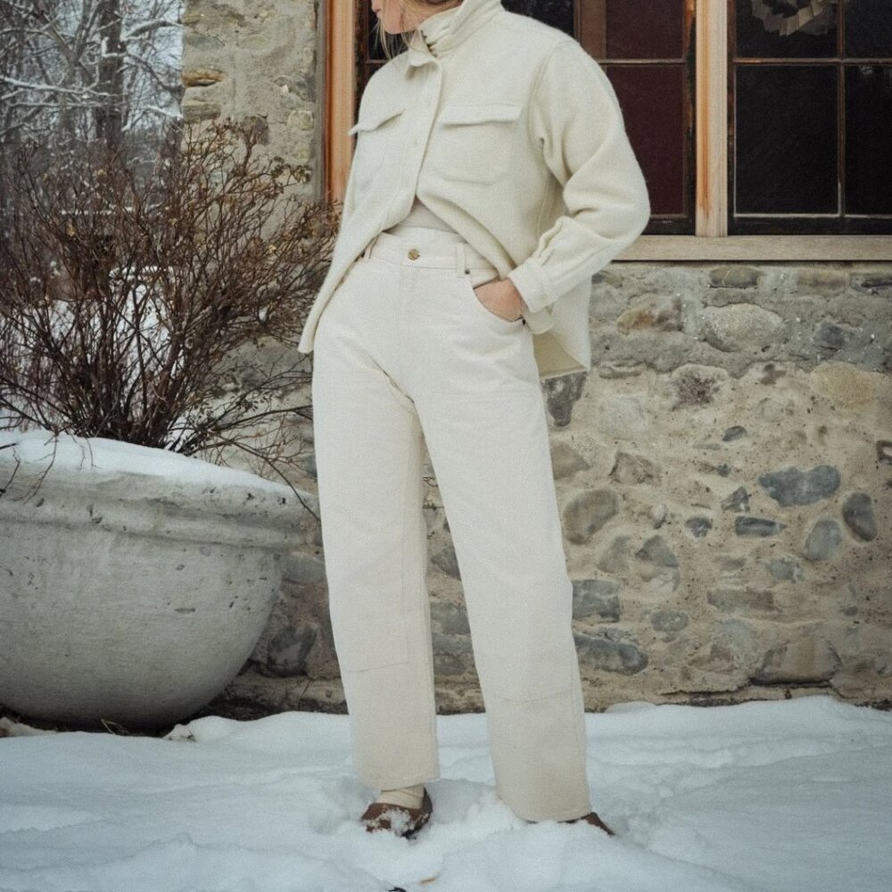 Rudy Jude White Utility Pant